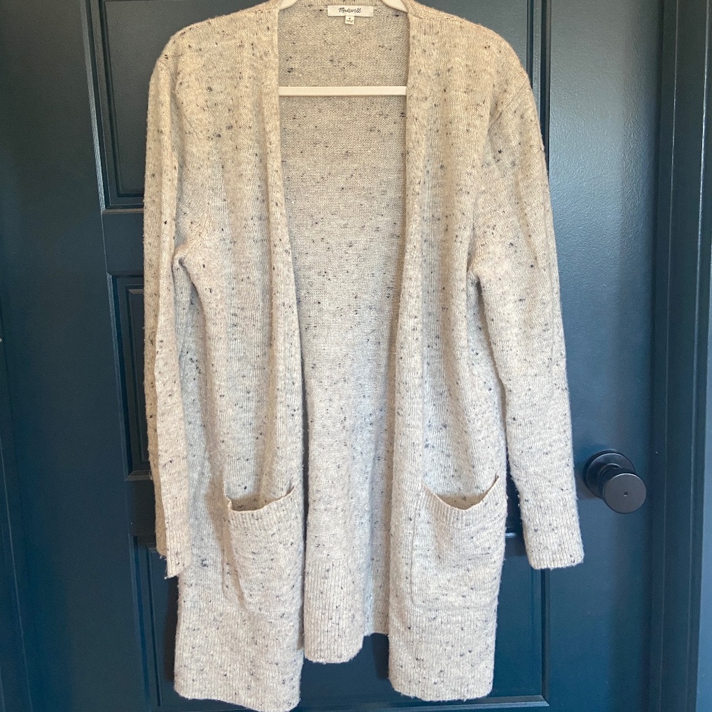 Madewell Light Gray Cardigan - size M